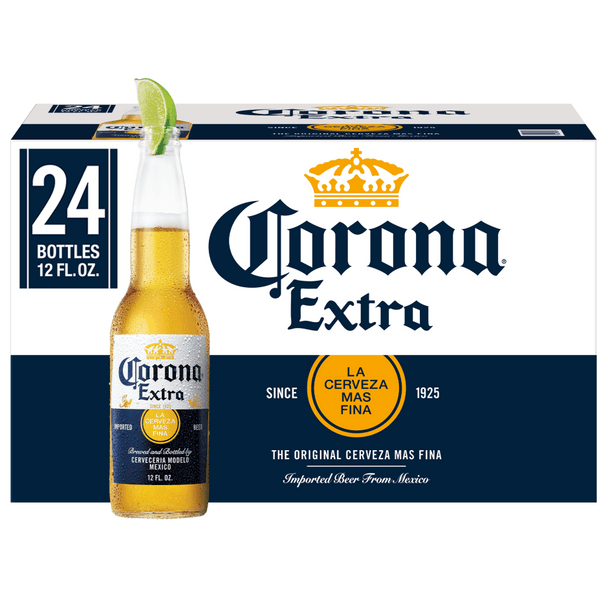 CORONA EXTRA 12OZ BTLS 24PK