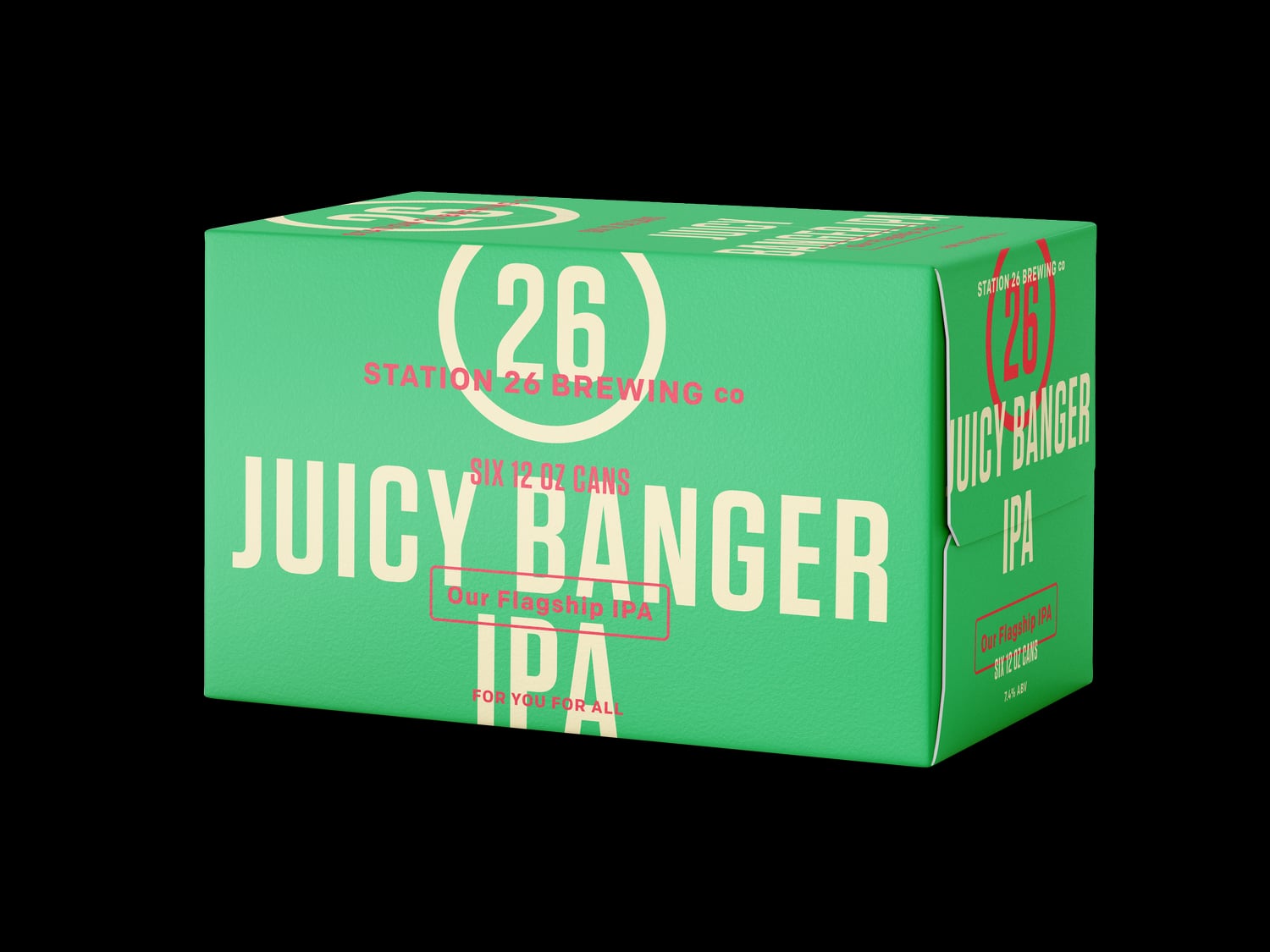 STATION 26 BREWING CO JCY BANGER IPA 12OZCN 6PK