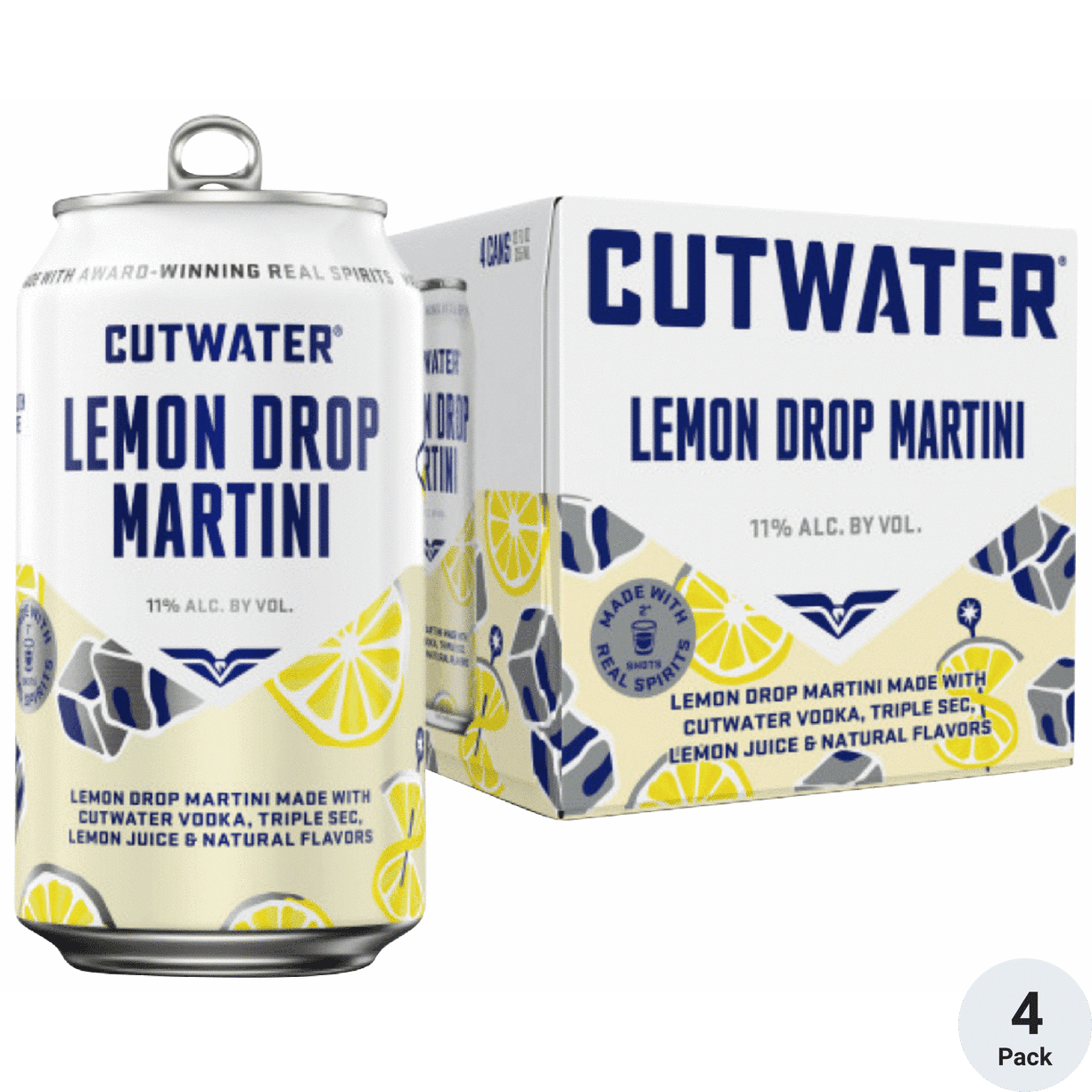CUTWATER LEMON DROP MARTINI 4PK