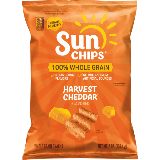 SUN CHIPS HARVEST CHEDDAR