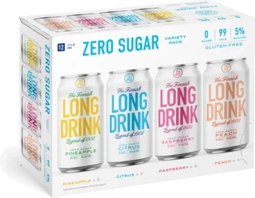 LONG DRINK VARIETY PACK ZERO SUG 12PK