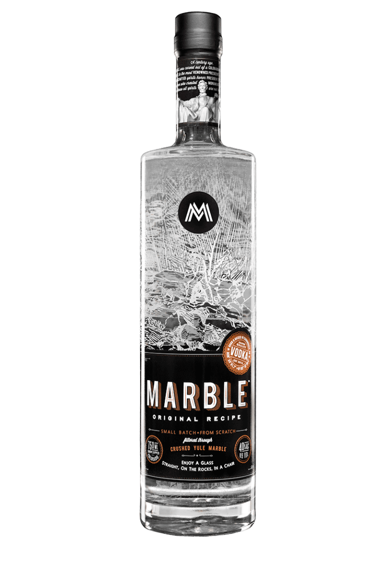 MARBLE DISTILLING CO. VODKA 80 PROOF 750ML