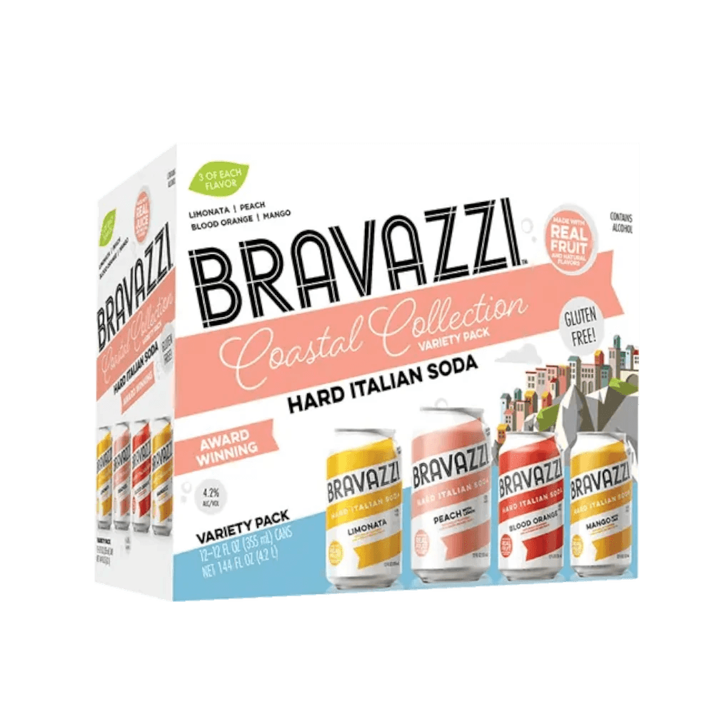 BRAVAZZI SAMPLER ITALIAN SODA 12PK