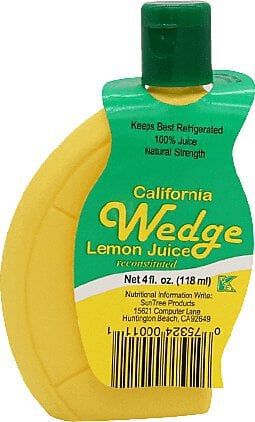 WEDGE LEMON JUICE 7.0OZ