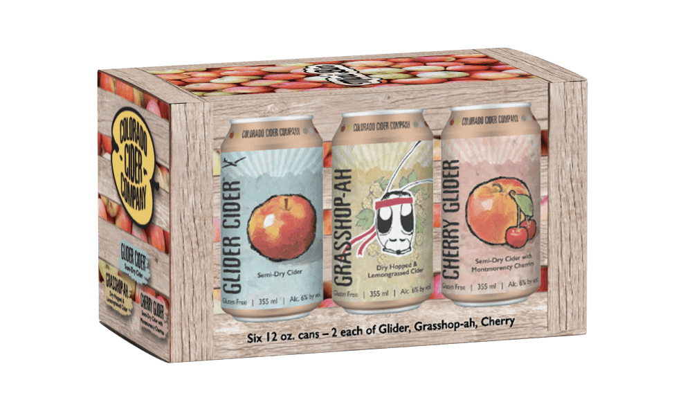 GLIDER SAMPLER CIDER PACK 6PK