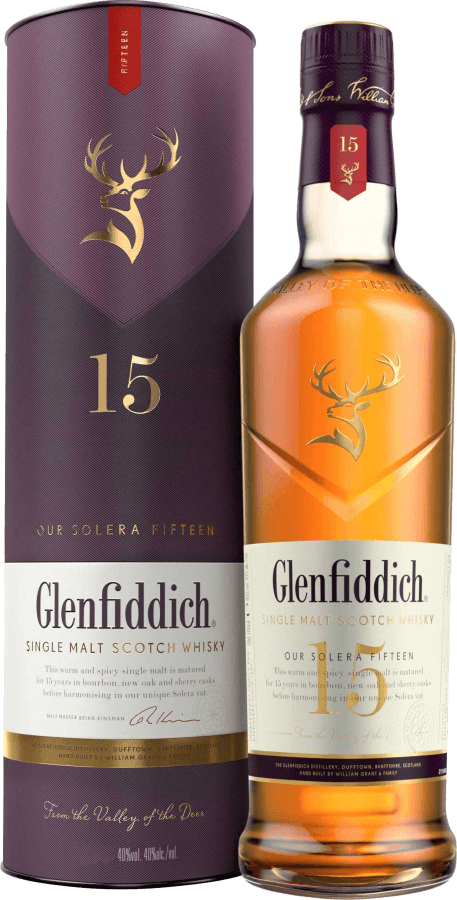 GLENFIDDICH Scotch SOLERA 15YR (SPEYSDE) 750ML