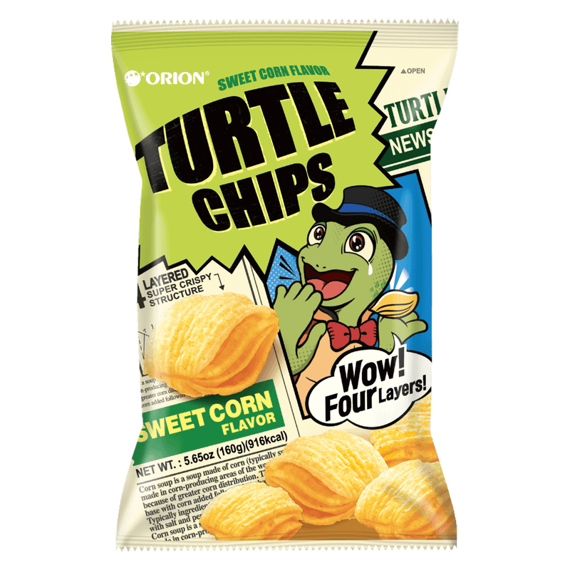 TURTLE CHIPS SWEET CORN 5.6OZ
