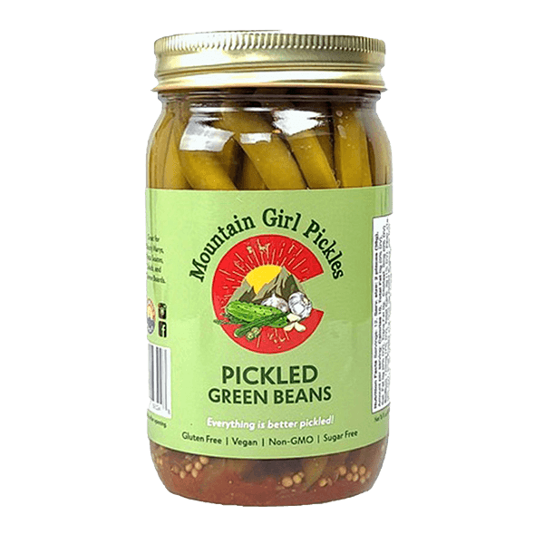 MOUNTAIN GIRL PICKLE PICKLED GREEN BEAN 16OZ