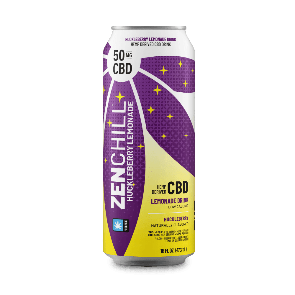 ZENTOPIA CHILL CBD HUCKLEBERR LEMONADE 16OZ