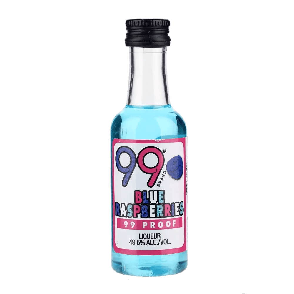 99 BLUE RASP SCHNAPPS 50ML