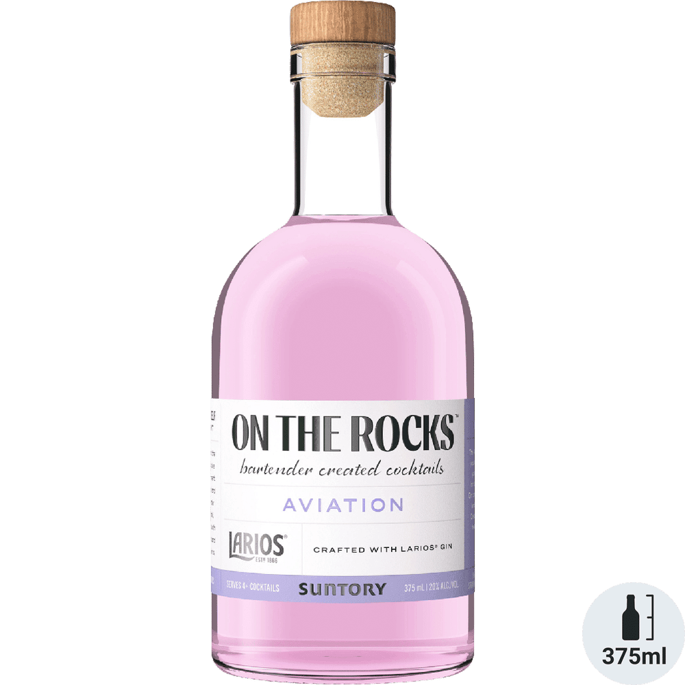 ON THE ROCKS AVIATION COCKTAIL 375ML