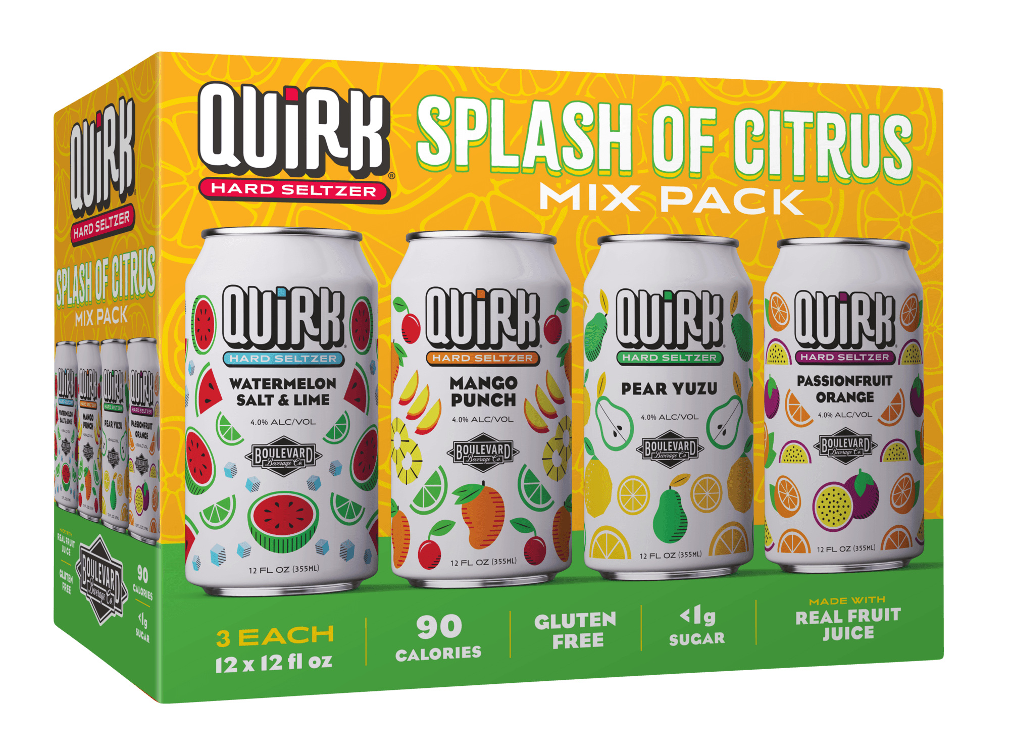 BOULEVARD SELTZER SAMPLER CITRUS SLTZER 12PK