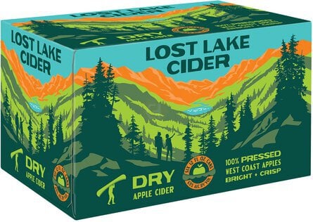 LOST LAKE CIDER DRY APPLE CIDER 6PK