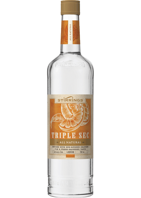 STIRRINGS LIQUEUR TRIPLE SEC 750ML