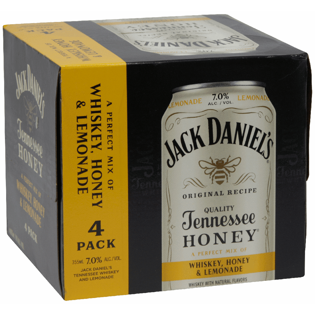 JACK DANIELS & LEMONADE RTD 4PK