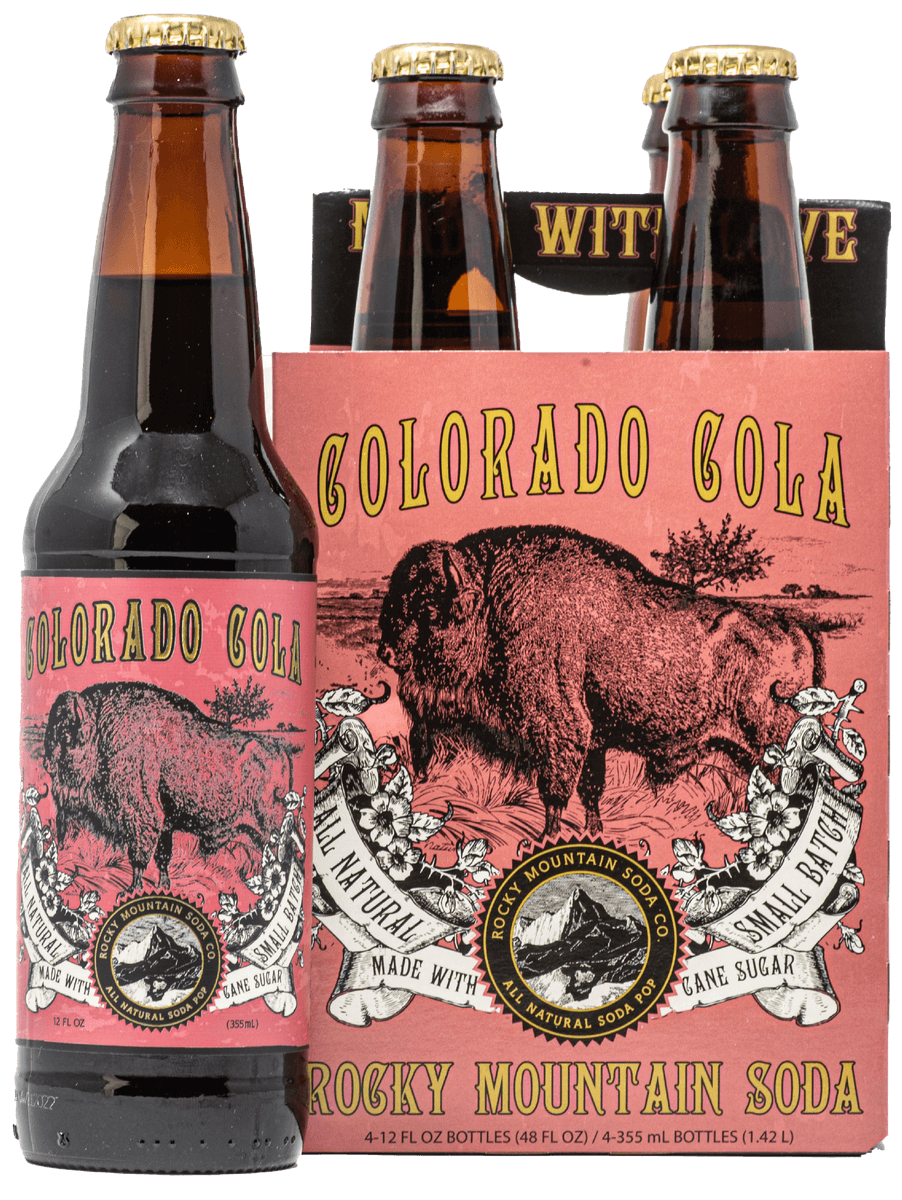 NA-ROCKY MOUNTAIN SODA COLORADO COLA 12OZ BTL 4PK