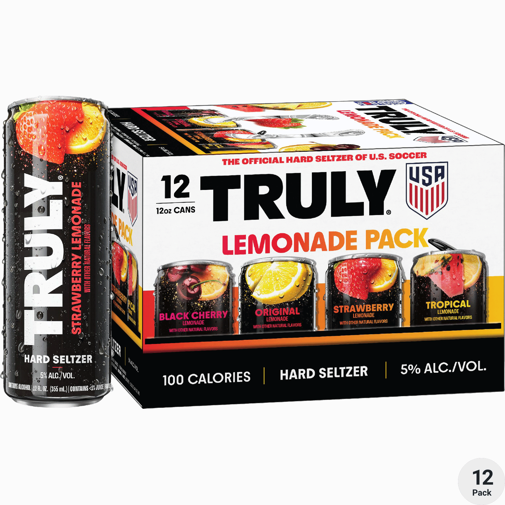 TRULY SPARKLING SAMPLER LEM. SELTZER 12PK
