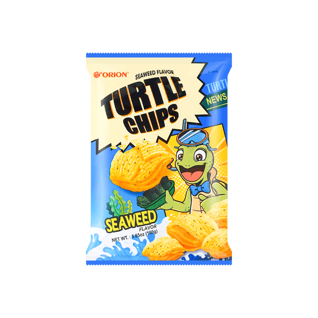 TURTLE CHIPS SEAWEED 5.6OZ