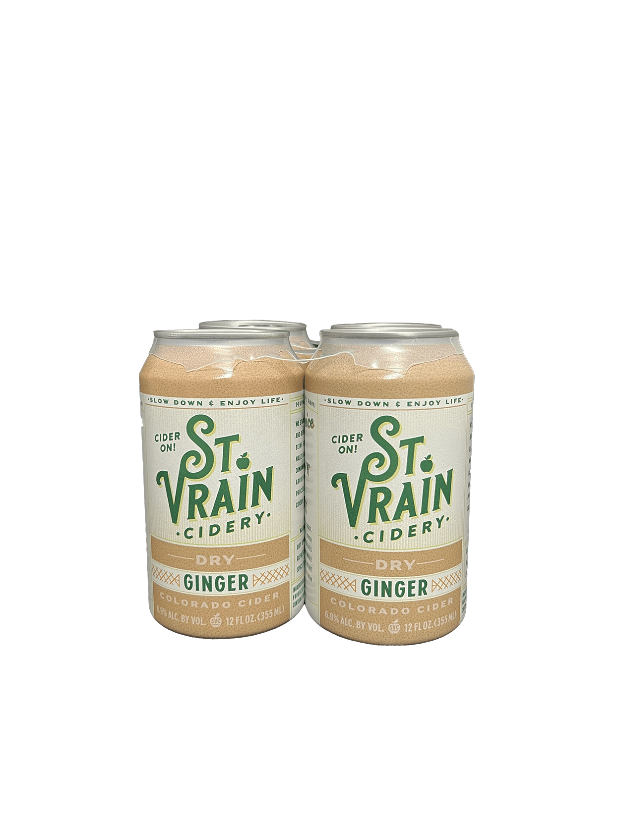 ST. VRAIN CIDERY DRY GINGER 4PK