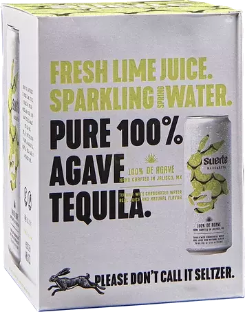 SUERTE RTD MARGARITA 4PK