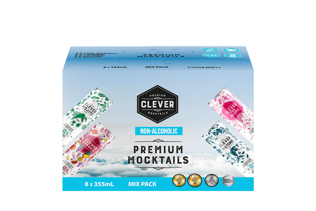 CLEVER MOCKTAILS VARIETY PACK 8PK