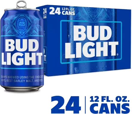 BUDWEISER LT 12OZ CANS 24PK