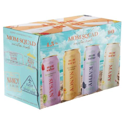 MOM WATER - SQUAD VACATION MODE VARIETY 8PK