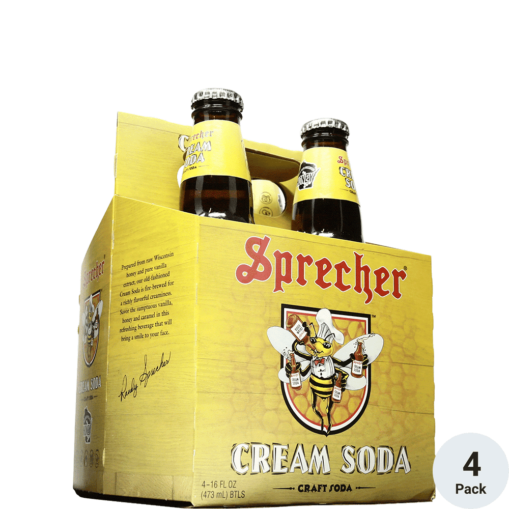 NA-SPRECHER SODA CREAM SODA 4PK