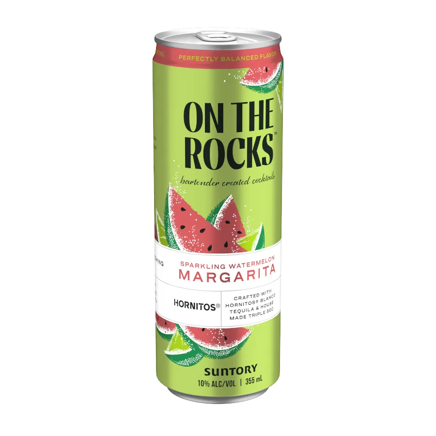 Q-ON THE ROCKS WATERMELON MARG 355ML