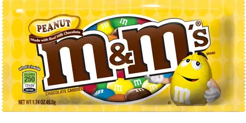M & M'S PEANUT CANDIES 1.7OZ
