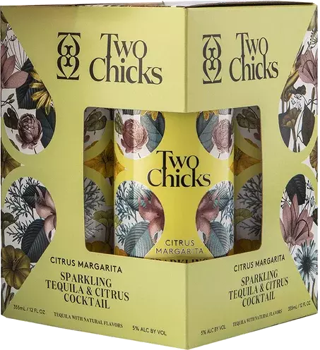 TWO CHICKS TEQUILA MARGARITA 4PK