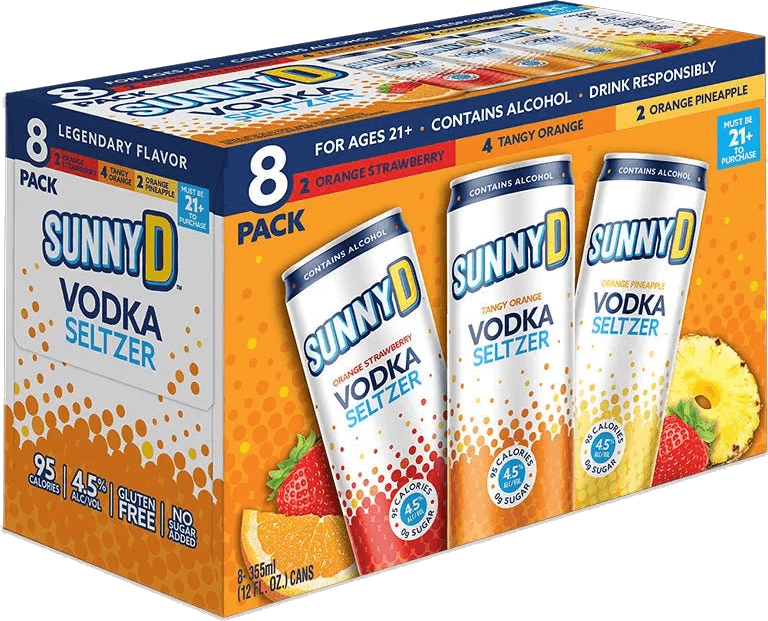 SUNNY D VARIETY PACK 8PK