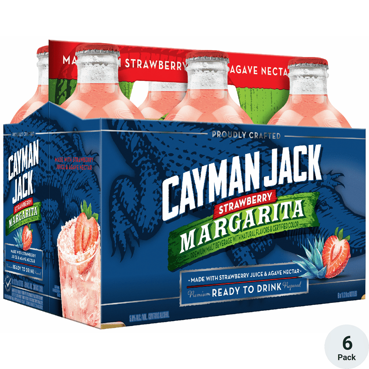 CAYMAN JACK STRAW MARGARITA BTLS 6PK