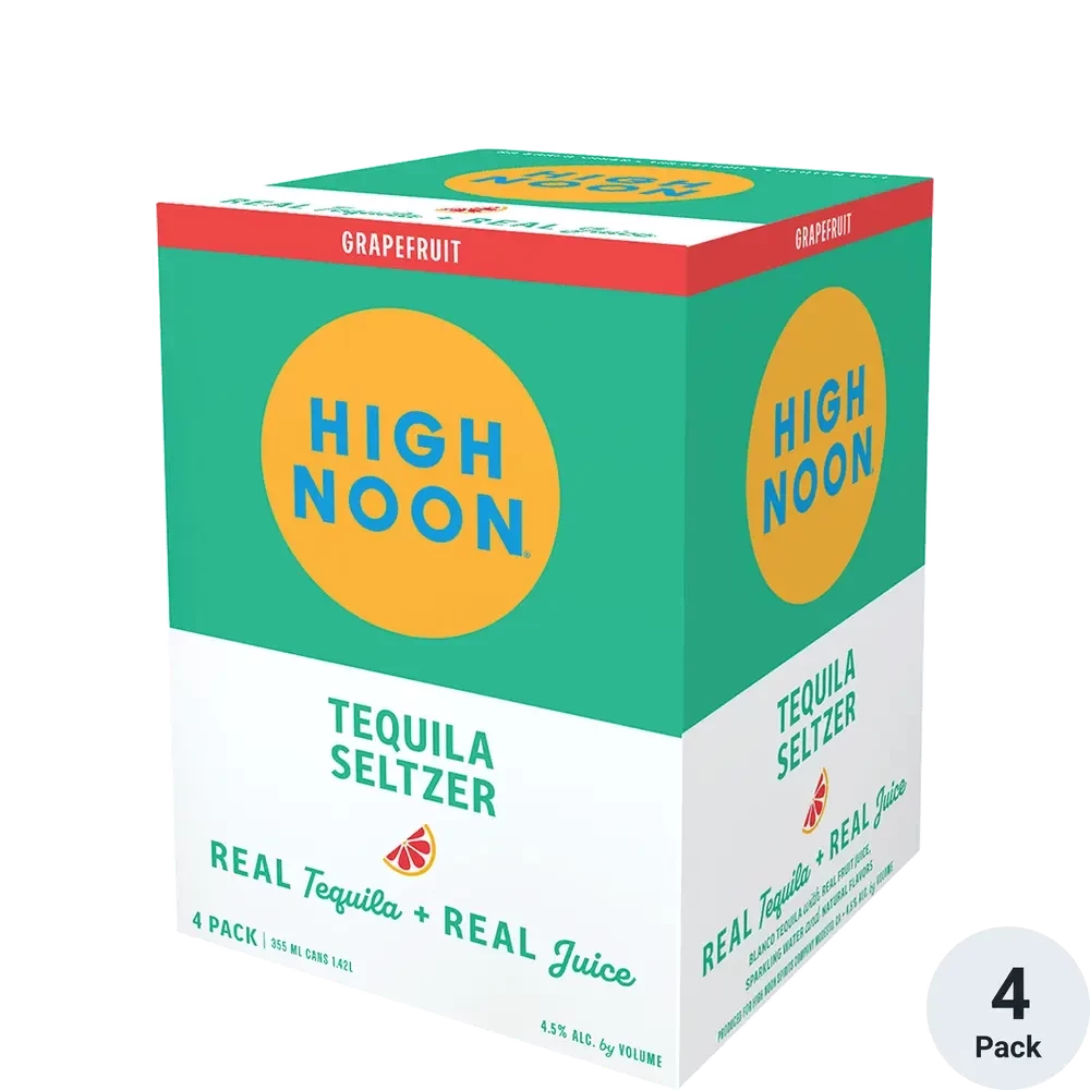 HIGH NOON GRAPEFRUIT TEQUILA SO 4PK