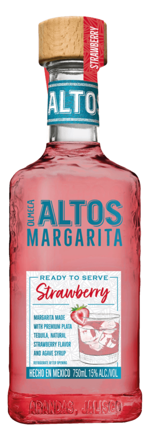 OLMECA ALTOS PRE MIXED STRAWBERRY MARG 750ML