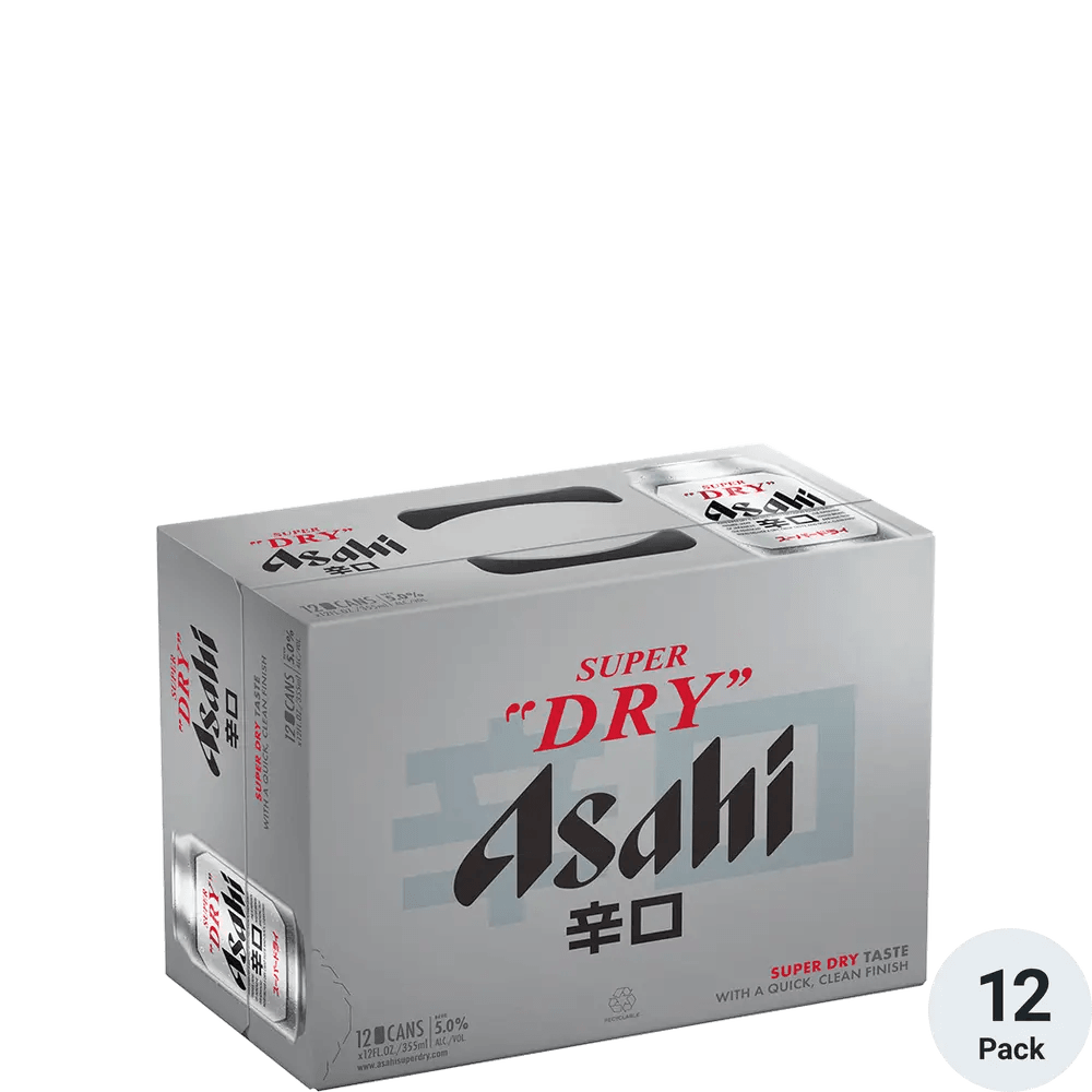 ASAHI SUPER DRY 12OZ CANS 12PK