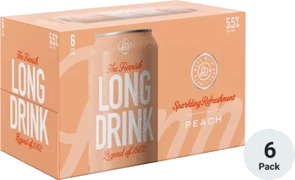 LONG DRINK PREMIX PEACH 6PK