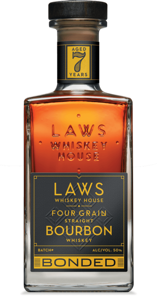 LAWS 4 grain BOURBON bottled in bond 750ML