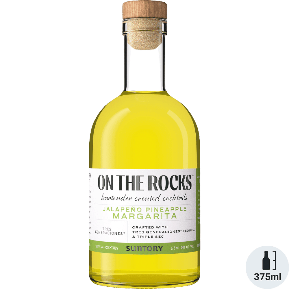 ON THE ROCKS JALAPENO PINE MARG 375ML