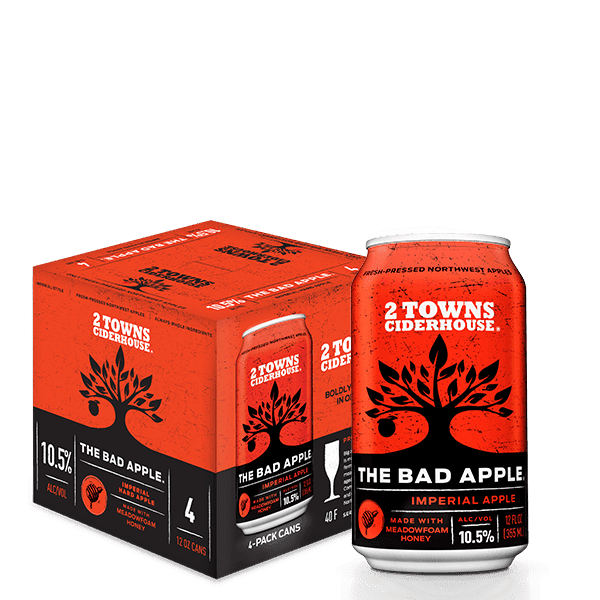 2 TOWNS CIDERHOUSE THE BAD APPLE 19.2 19.2OZ