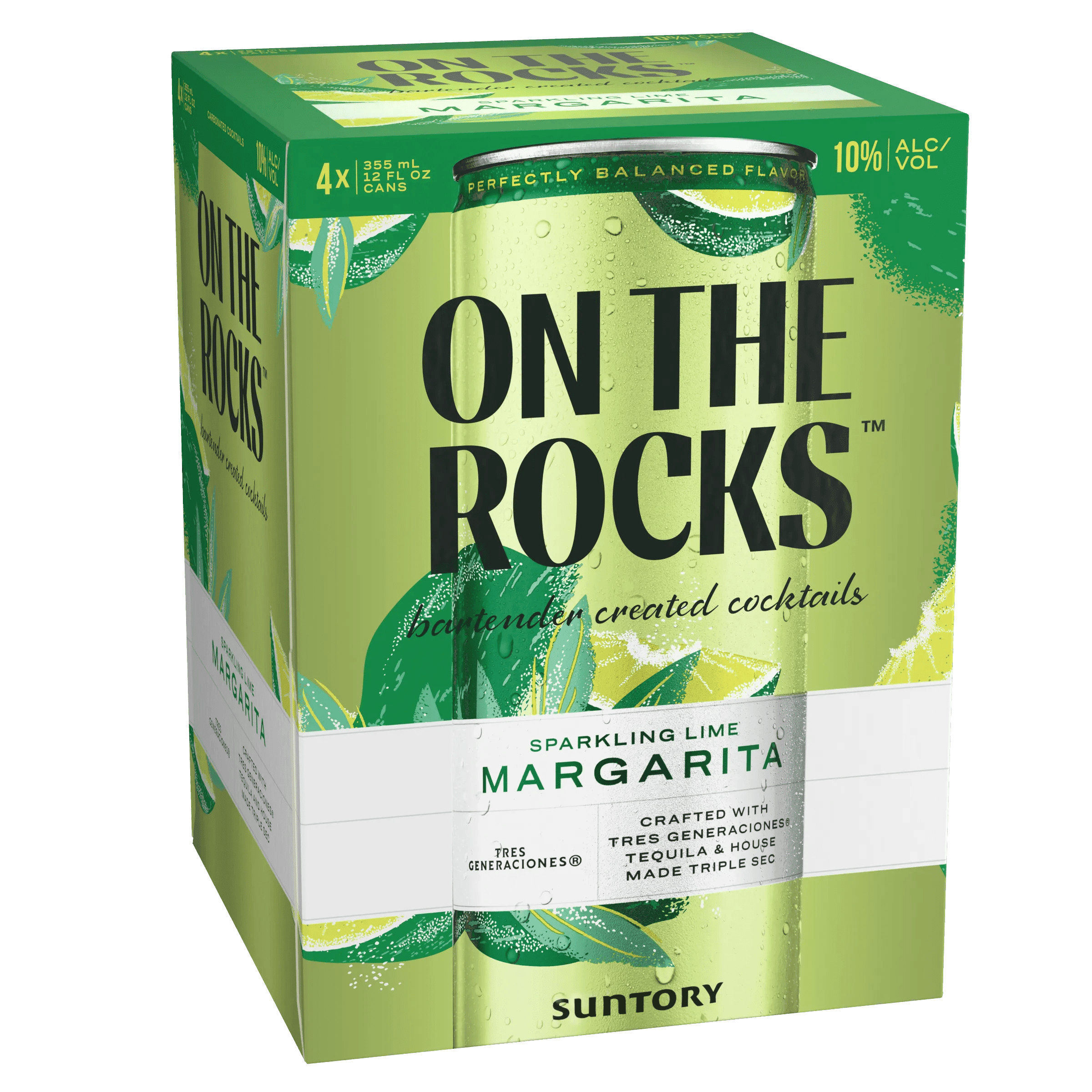ON THE ROCKS SPARKLING LIME MARG 4PK