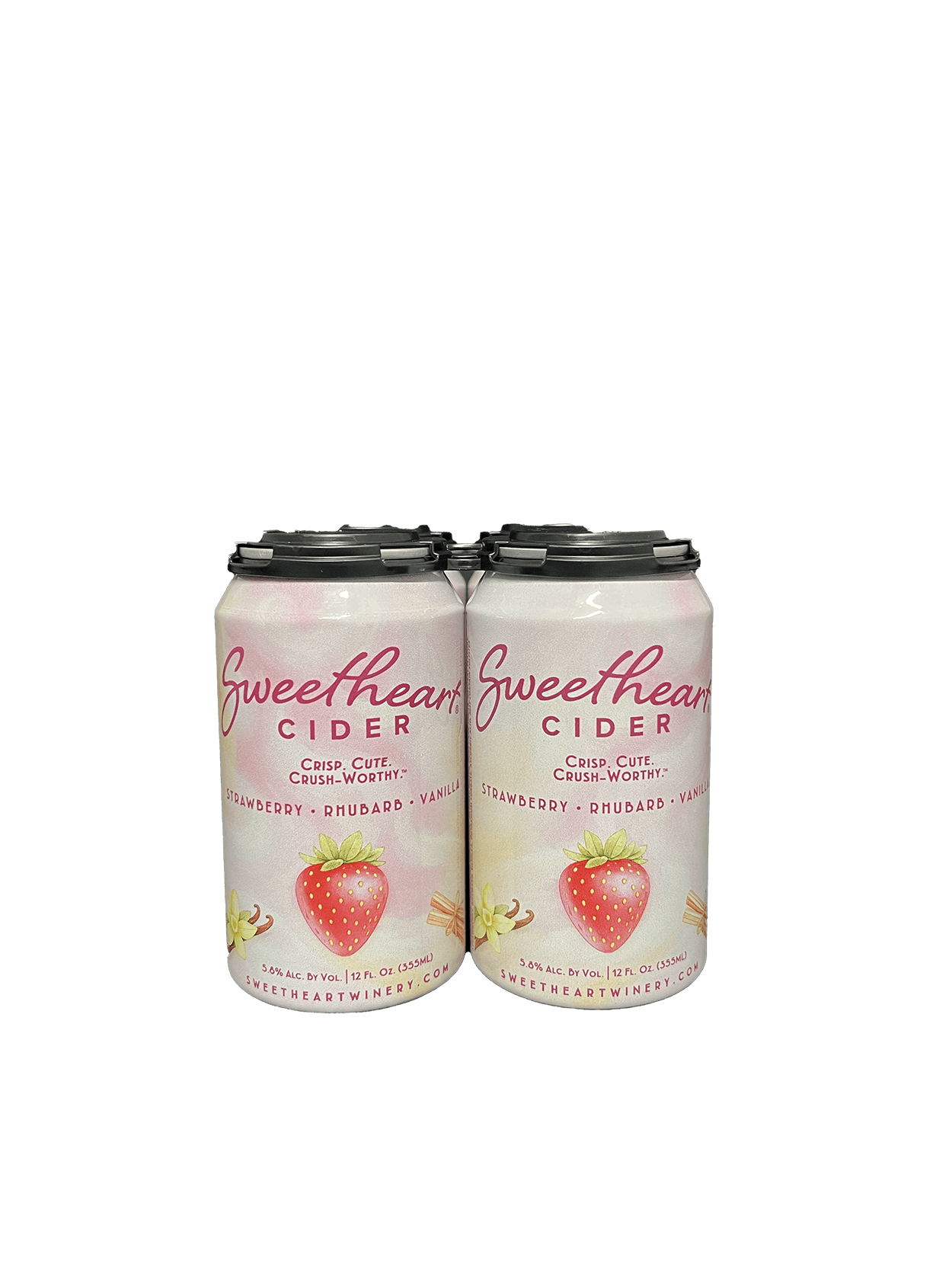 SWEETHEART CIDER STRAWBERRY RHUBARB 4PK