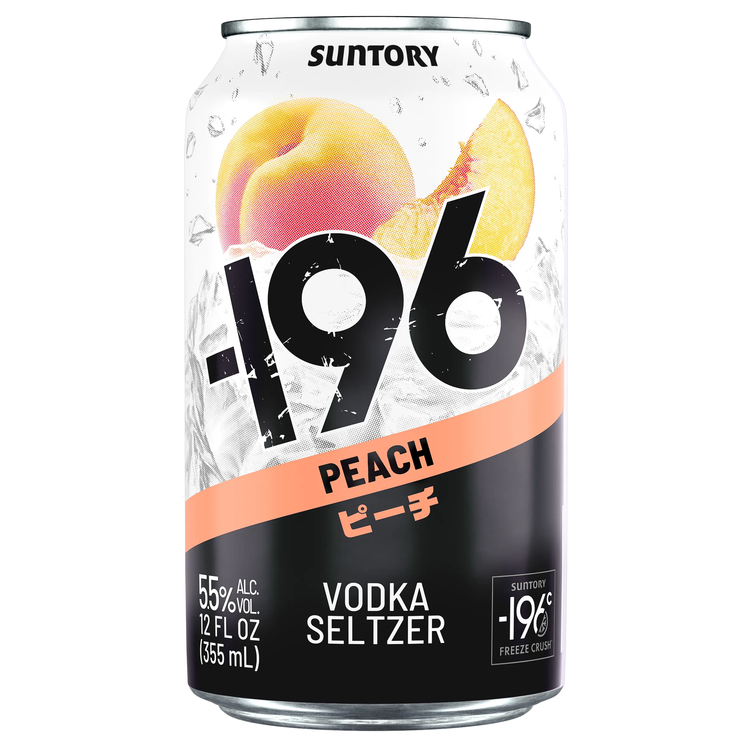 Q--196 VODKA SELTZER PEACH 355ML