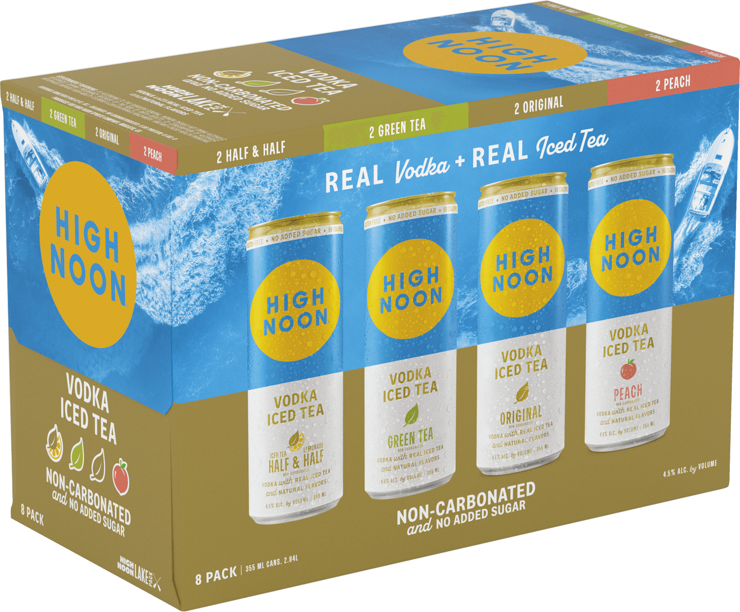 HIGH NOON icd tea LAKE PACK 8PK