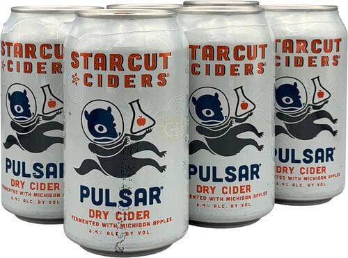 STARCUT CIDERS PULSAR 12OZ CANS 6PK