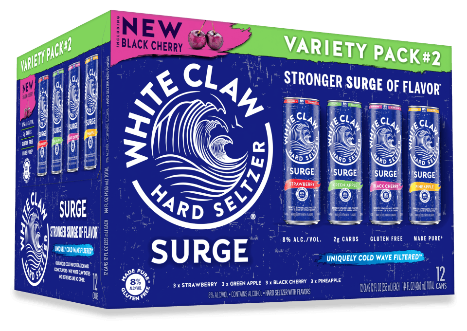 WHITE CLAW SAMPLER SURGE #2 12PK