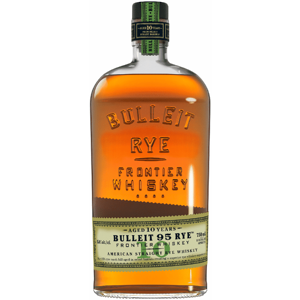 BULLEIT RYE straight 10 YEAR 750ML