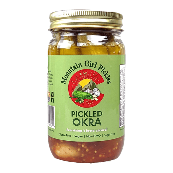 MOUNTAIN GIRL PICKLE OKRA PICKLED 16OZ