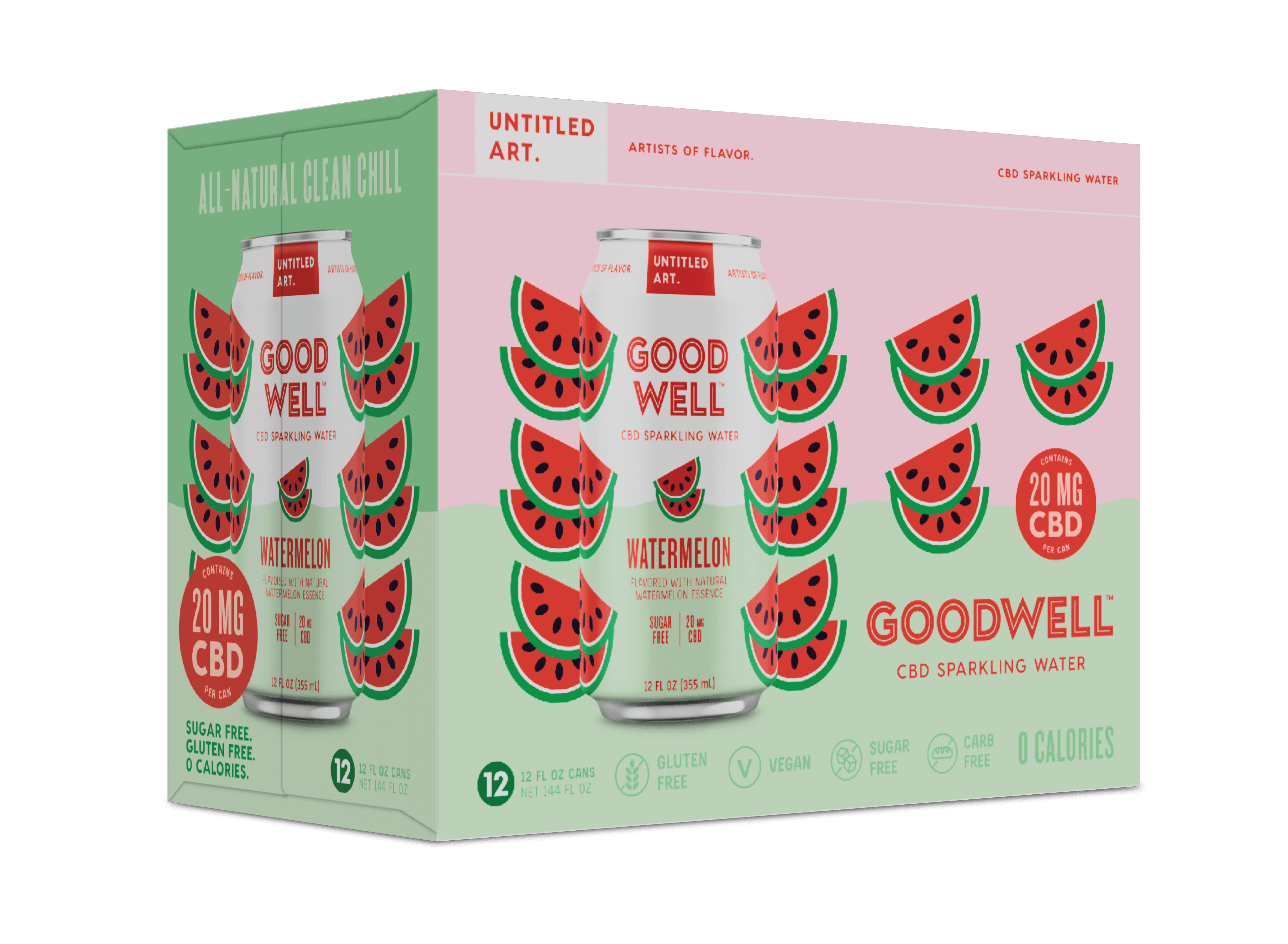 GOODWELL CBD WATERMELON 12PK