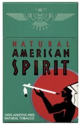 AMERICAN SPIRITS GREEN DARK-MENTHOL BOX